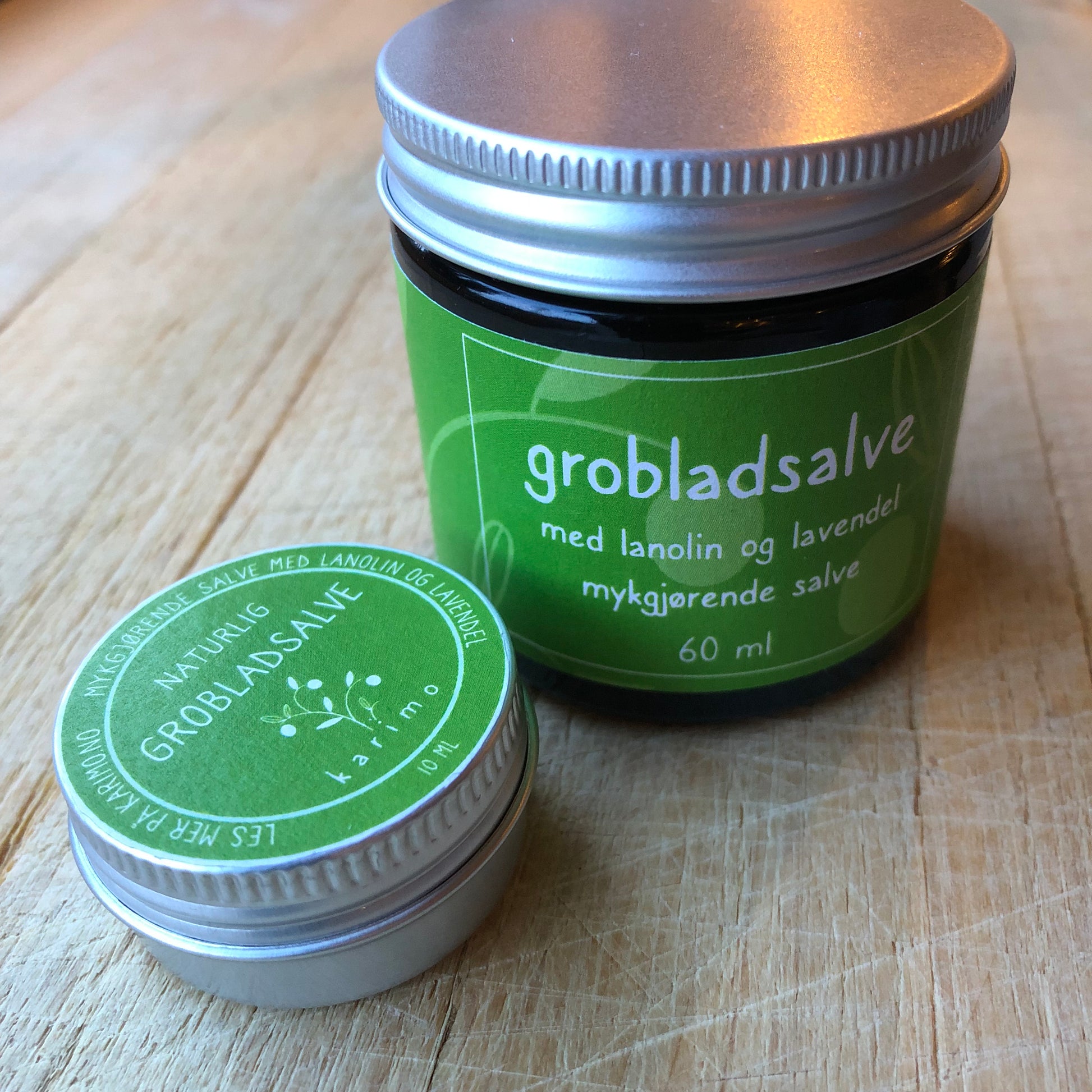 Naturlig grobladsalve 10 ml 30 ml 60 ml